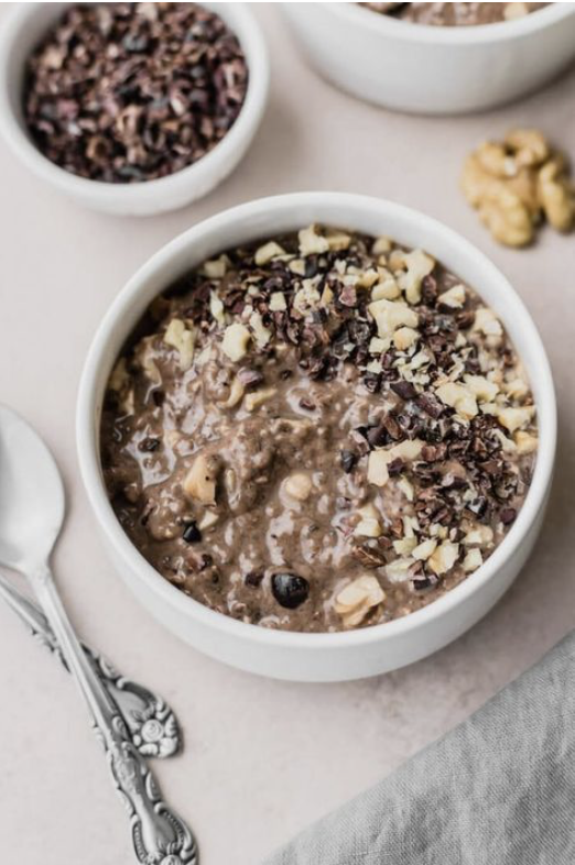 Walnut Brownie Overnight Oats Jillian Michaels